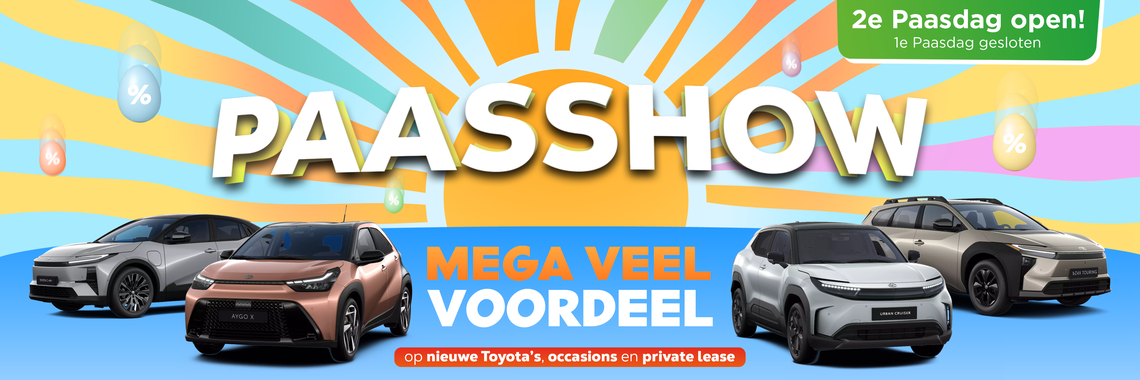 Paasshow Toyota Nieuwegein 2026